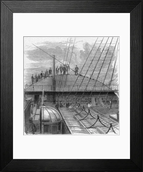 Framed Print : Great Eastern paddle box, 1859 Framed Print : Great Eastern paddle box, 1859