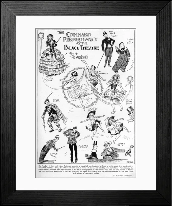 Framed Print : First Royal Command Performance at Palace Theatre Framed Print : First Royal Command Performance at Palace Theatre