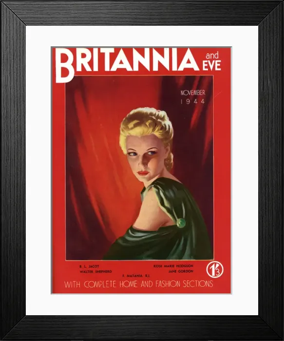 Framed Print : Attractive blonde woman 1944 Framed Print : Attractive blonde woman 1944