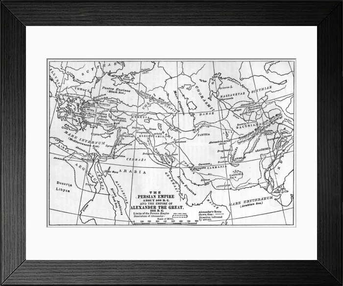 Framed Print : The Empires of Persia and of Alexander the Great Framed Print : The Empires of Persia and of Alexander the Great
