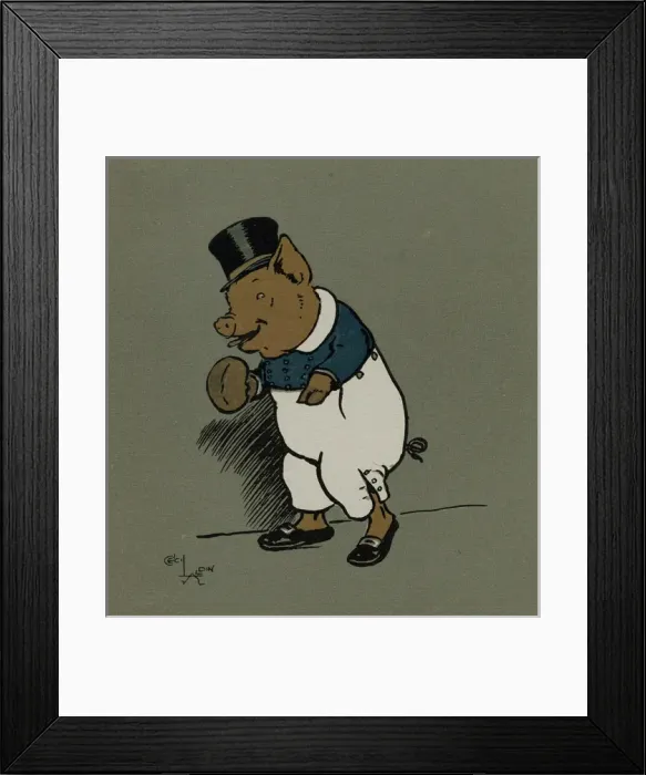 Framed Print : Hungry Peter dressed as Fat Boy in Pickwick Framed Print : Hungry Peter dressed as Fat Boy in Pickwick