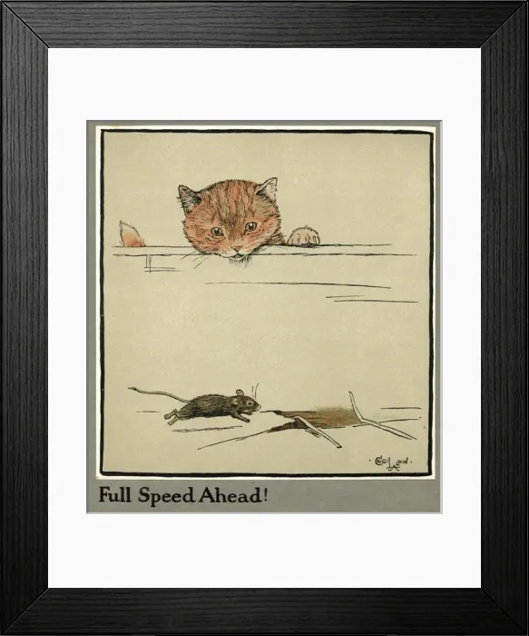 Framed Print : Rufus the cat watches a mouse Framed Print : Rufus the cat watches a mouse