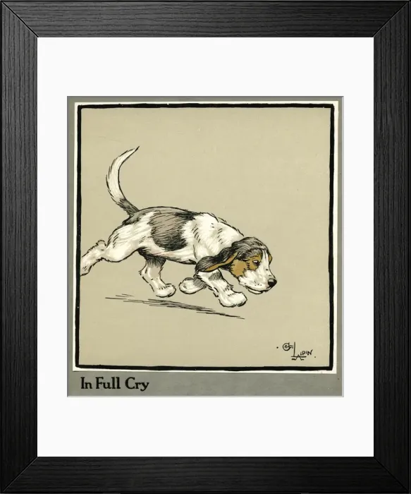 Framed Print : Forager the puppy follows the smell of food Framed Print : Forager the puppy follows the smell of food