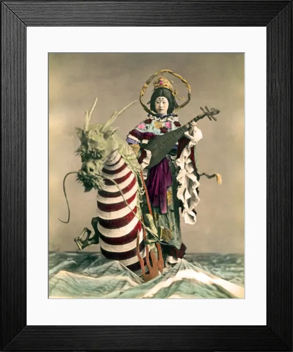 Framed Print : Theatrical perfomer, Japan Framed Print : Theatrical perfomer, Japan