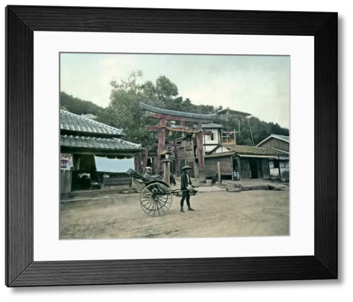 Framed Print : Entrance to Suwayama Temple, Kobe, Japan Framed Print : Entrance to Suwayama Temple, Kobe, Japan
