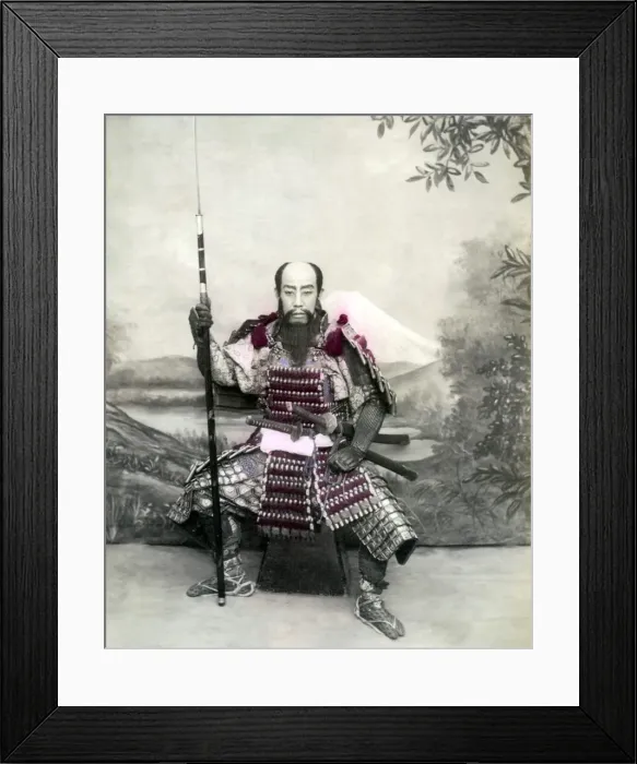 Framed Print : Ancient General (actor), Japan Framed Print : Ancient General (actor), Japan