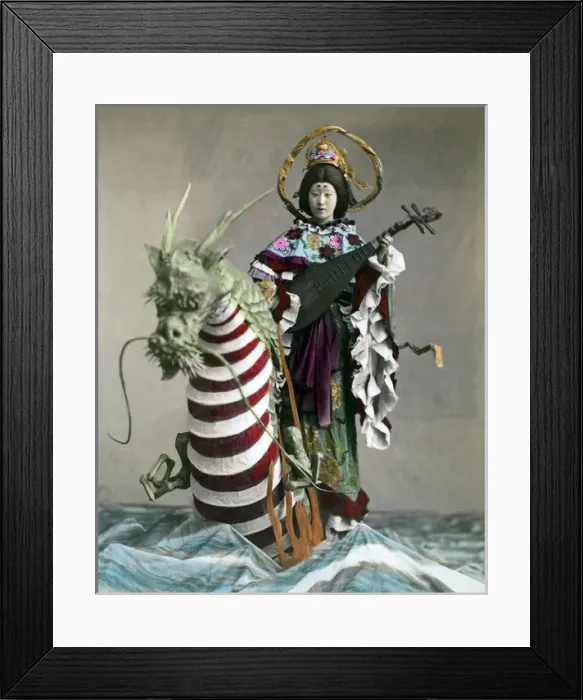Framed Print : Theatrical perfomer, Japan Framed Print : Theatrical perfomer, Japan