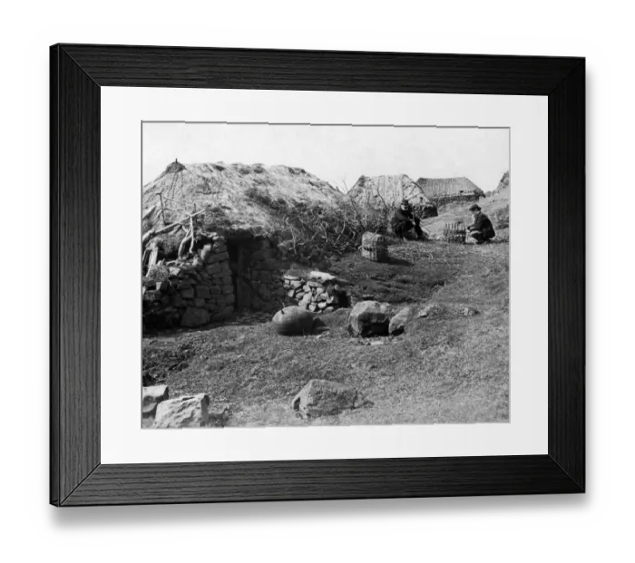 Framed Print : Crofters and their cottages, Isle of Skye, Scotland Framed Print : Crofters and their cottages, Isle of Skye, Scotland
