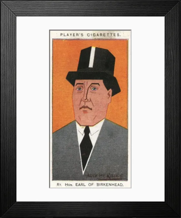 Framed Print : Rt Hon. Earl of Birkenhead Framed Print : Rt Hon. Earl of Birkenhead