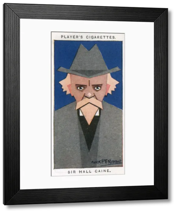 Framed Print : Sir Hall Caine - Novelist and playwright Framed Print : Sir Hall Caine - Novelist and playwright