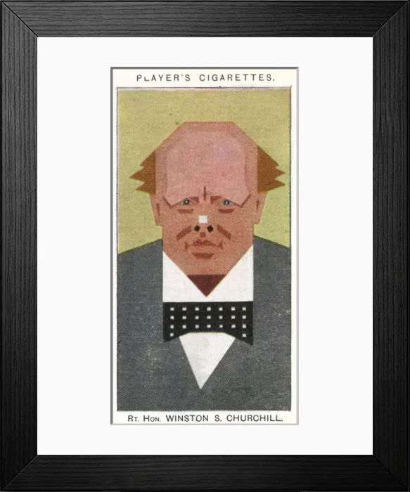 Framed Print : Winston Churchill - British Politician