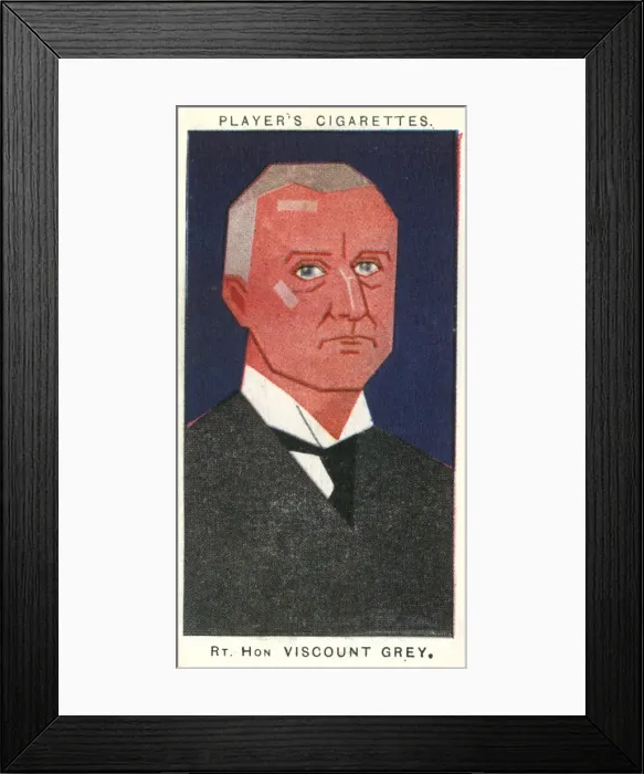 Framed Print : Edward Grey, 1st Viscount Grey of Fallodon Framed Print : Edward Grey, 1st Viscount Grey of Fallodon