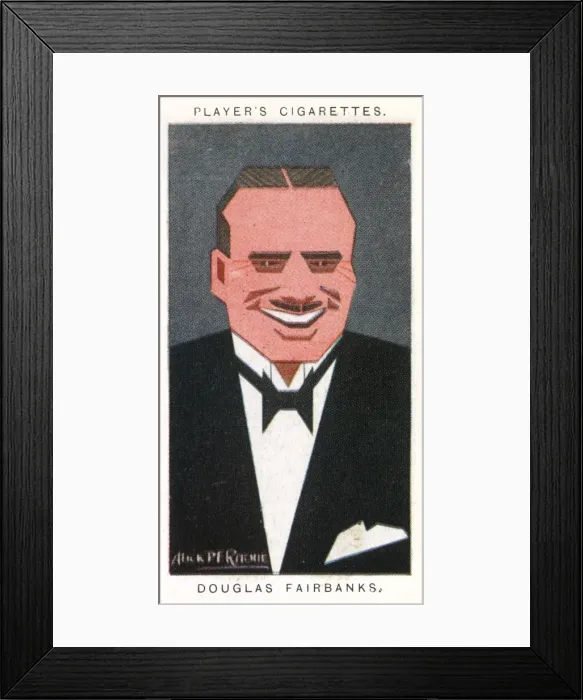 Framed Print : Douglas Fairbanks - American actor, director & producer Framed Print : Douglas Fairbanks - American actor, director & producer