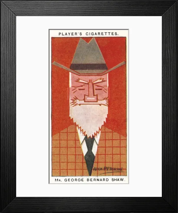 Framed Print : George Bernard Shaw - Irish playwright Framed Print : George Bernard Shaw - Irish playwright