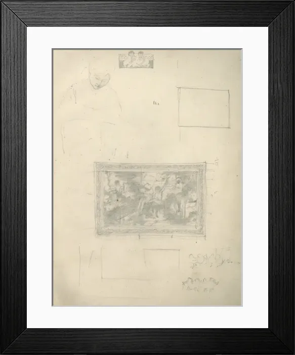 Framed Print : Pencil sketches Framed Print : Pencil sketches