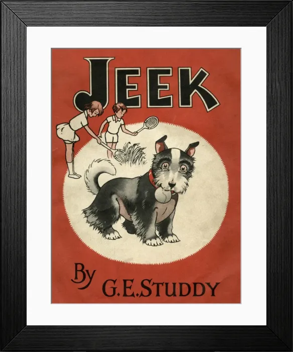 Framed Print : Cover design, Jeek, by G E Studdy Framed Print : Cover design, Jeek, by G E Studdy