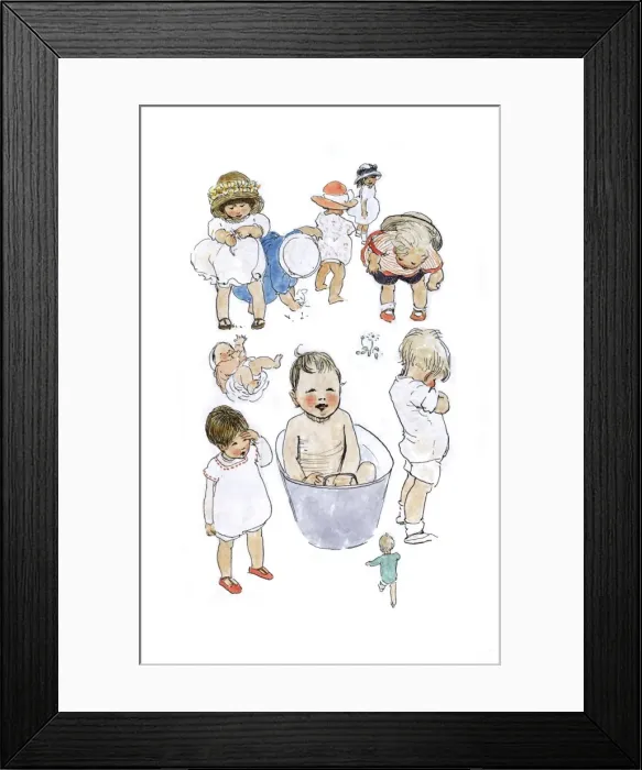 Framed Print : A Sketchbook - Mothers and Children Framed Print : A Sketchbook - Mothers and Children