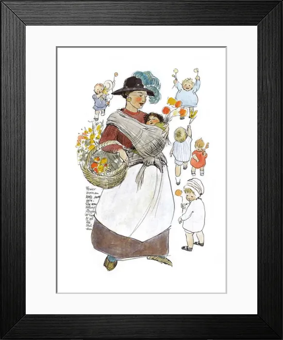 Framed Print : A Sketchbook - Mothers and Children Framed Print : A Sketchbook - Mothers and Children