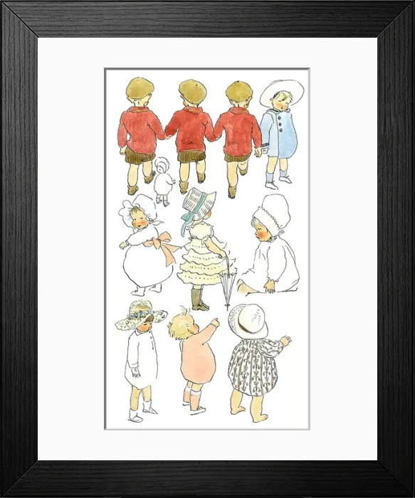 Framed Print : A Sketchbook - Mothers and Children Framed Print : A Sketchbook - Mothers and Children