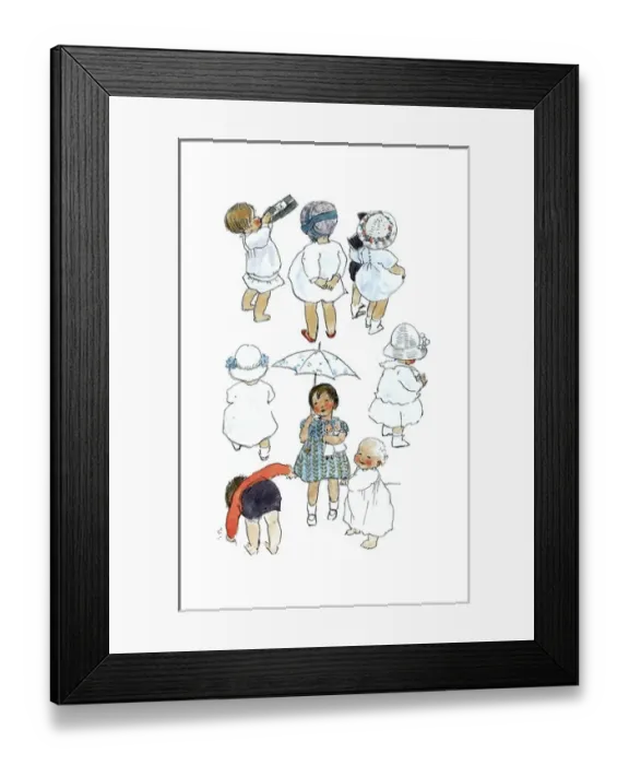 Framed Print : A Sketchbook - Mothers and Children Framed Print : A Sketchbook - Mothers and Children