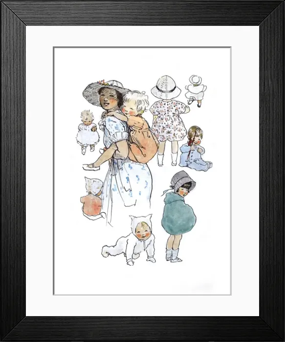 Framed Print : A Sketchbook - Mothers and Children Framed Print : A Sketchbook - Mothers and Children