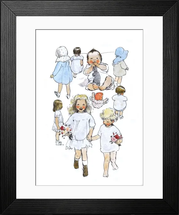Framed Print : A Sketchbook - Mothers and Children Framed Print : A Sketchbook - Mothers and Children