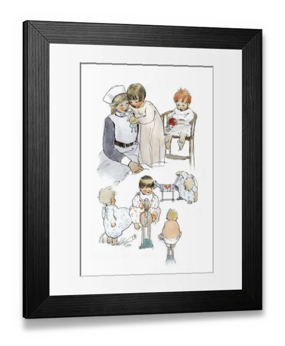 Framed Print : A Sketchbook - Mothers and Children Framed Print : A Sketchbook - Mothers and Children