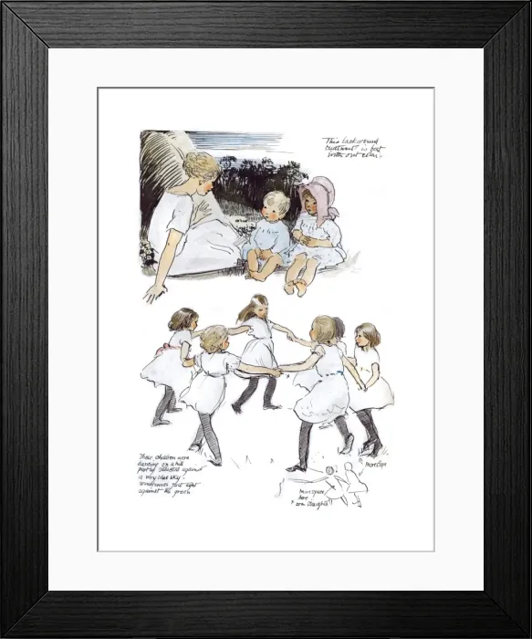 Framed Print : A Sketchbook - Mothers and Children Framed Print : A Sketchbook - Mothers and Children