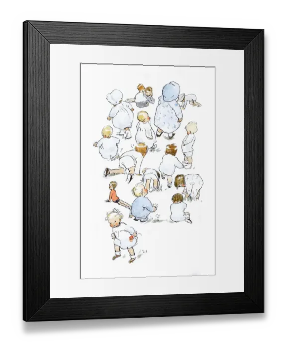 Framed Print : A Sketchbook - Mothers and Children Framed Print : A Sketchbook - Mothers and Children