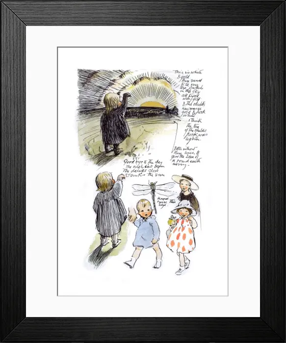 Framed Print : A Sketchbook - Mothers and Children Framed Print : A Sketchbook - Mothers and Children