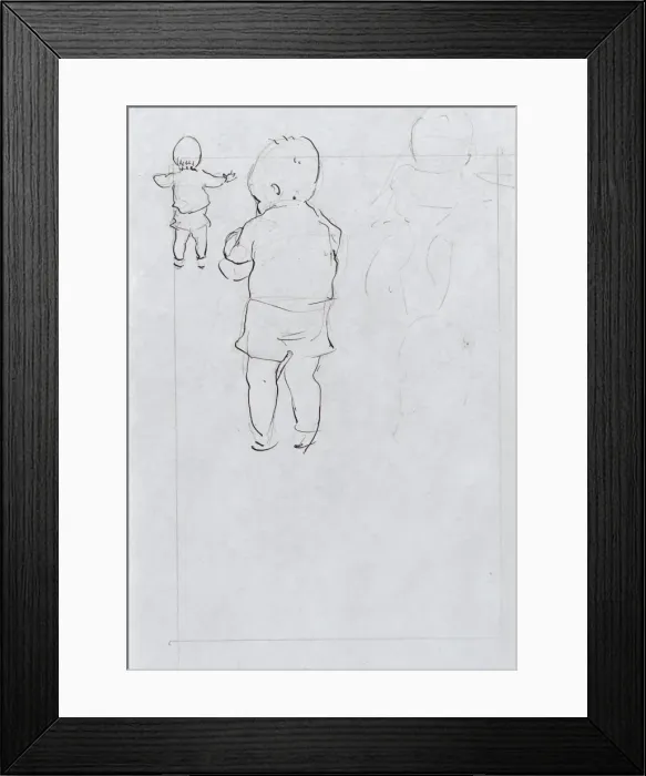Framed Print : A Sketchbook - Mothers and Children Framed Print : A Sketchbook - Mothers and Children