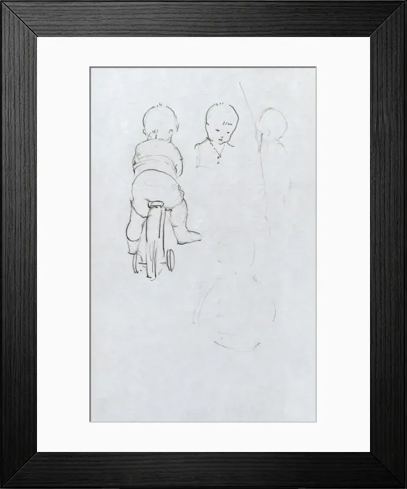 Framed Print : A Sketchbook - Mothers and Children Framed Print : A Sketchbook - Mothers and Children