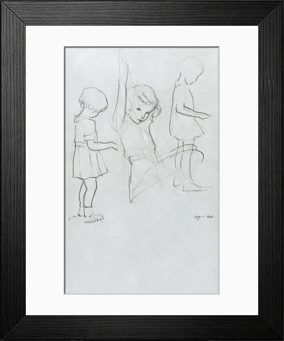 Framed Print : A Sketchbook - Mothers and Children Framed Print : A Sketchbook - Mothers and Children
