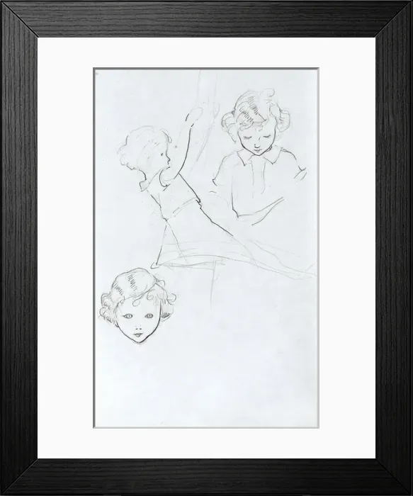 Framed Print : A Sketchbook - Mothers and Children Framed Print : A Sketchbook - Mothers and Children
