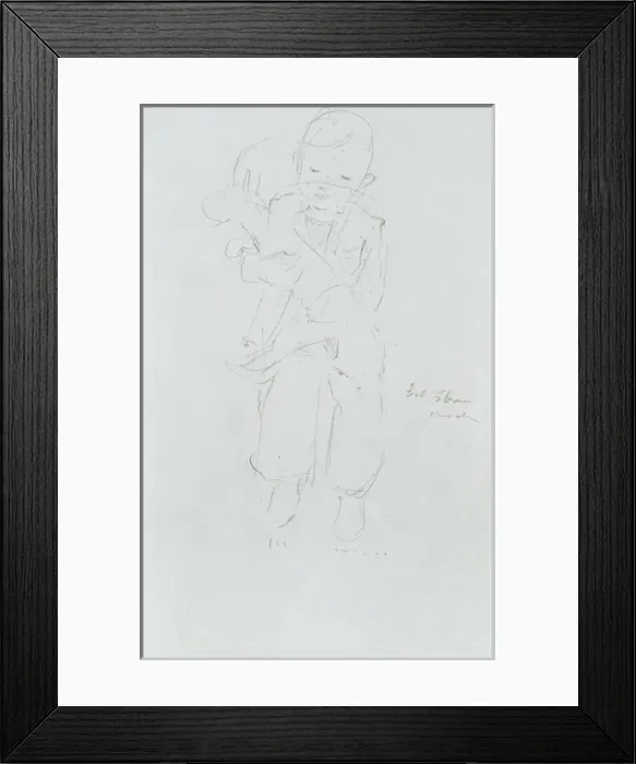 Framed Print : A Sketchbook - Mothers and Children Framed Print : A Sketchbook - Mothers and Children