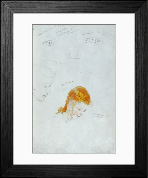 Framed Print : A Sketchbook - Mothers and Children Framed Print : A Sketchbook - Mothers and Children