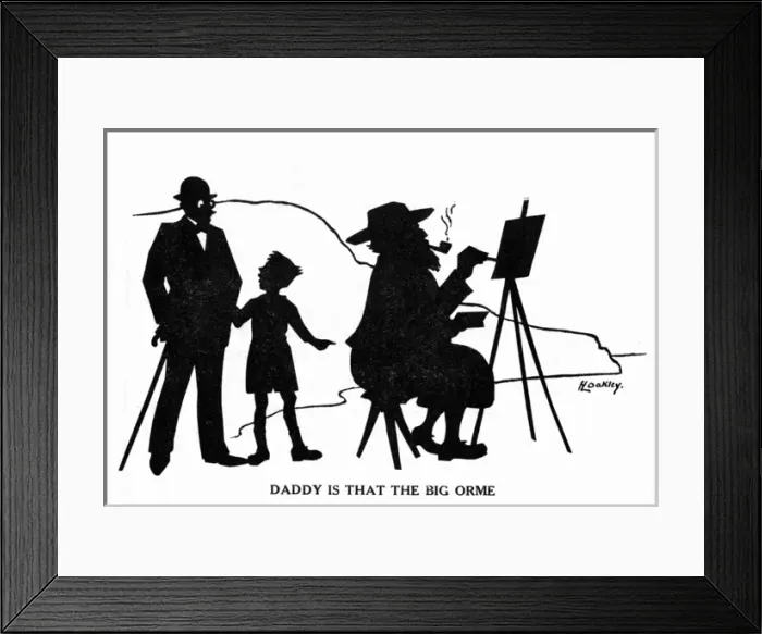 Framed Print : The Big Orme by H. L. Oakley Framed Print : The Big Orme by H. L. Oakley