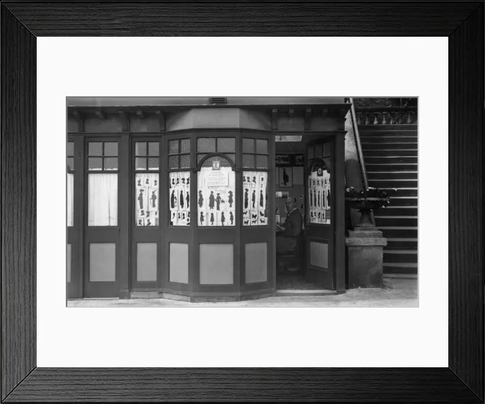 Framed Print : H. L. Oakley in his studio at Scarborough Framed Print : H. L. Oakley in his studio at Scarborough