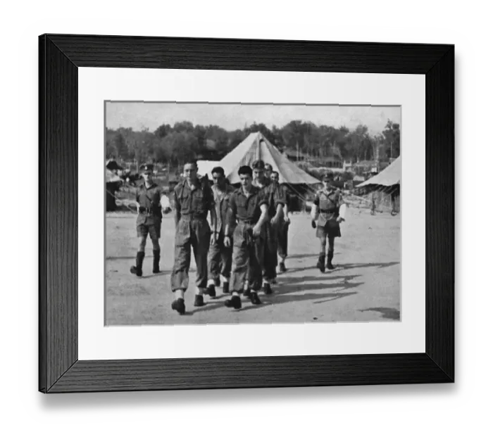 Framed Print : Kluang court martial 1946 Framed Print : Kluang court martial 1946
