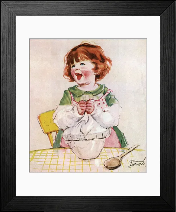 Framed Print : My Plum-Pudding by Muriel Dawson Framed Print : My Plum-Pudding by Muriel Dawson