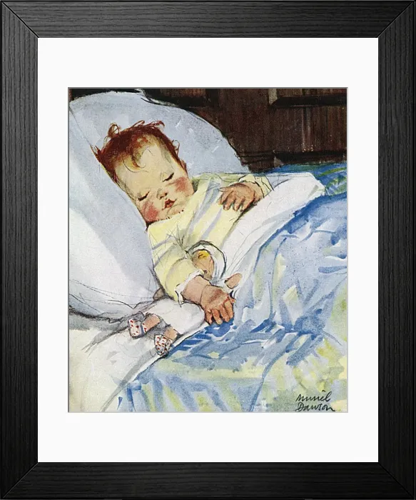 Framed Print : In Dreamland by Muriel Dawson Framed Print : In Dreamland by Muriel Dawson