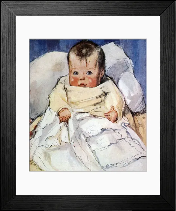 Framed Print : Blue Eyes by Muriel Dawson Framed Print : Blue Eyes by Muriel Dawson