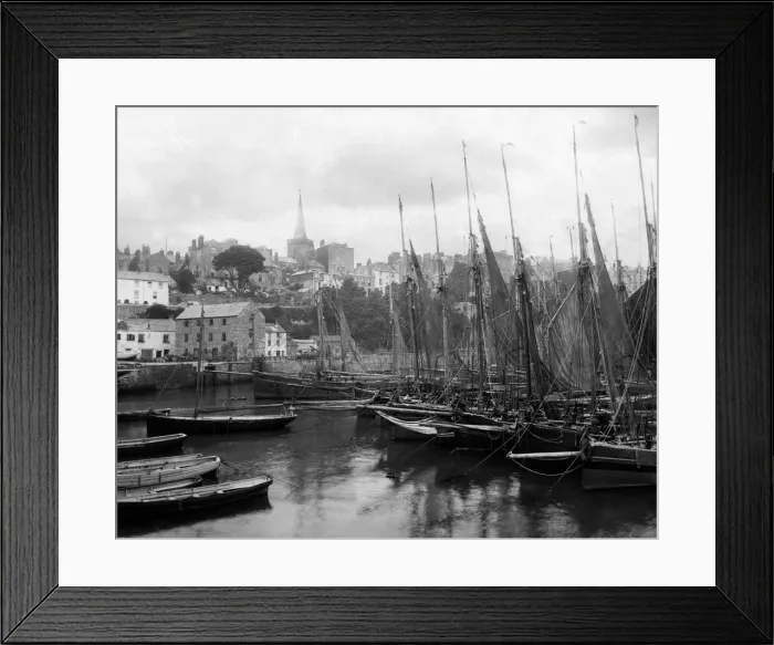 Framed Print : Unnamed English fishing port Framed Print : Unnamed English fishing port