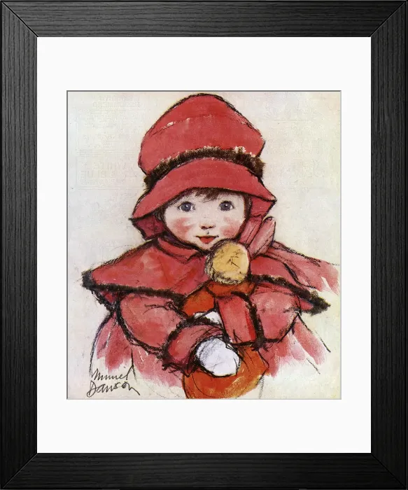 Framed Print : Her Christmas Present by Muriel Dawson Framed Print : Her Christmas Present by Muriel Dawson