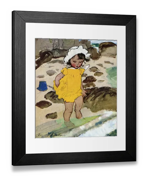 Framed Print : Down to the Sea by Muriel Dawson Framed Print : Down to the Sea by Muriel Dawson