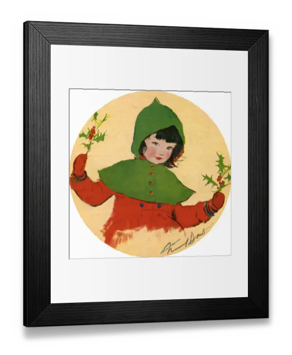 Framed Print : Hurrah for Christmas! by Muriel Dawson Framed Print : Hurrah for Christmas! by Muriel Dawson