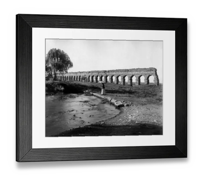 Framed Print : Aqueduct, Appian Way, Rome, Italy Framed Print : Aqueduct, Appian Way, Rome, Italy
