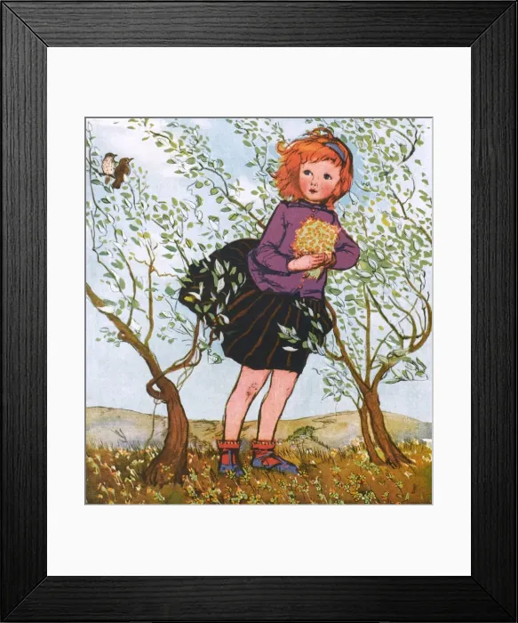 Framed Print : The Windy Hill by Muriel Dawson Framed Print : The Windy Hill by Muriel Dawson