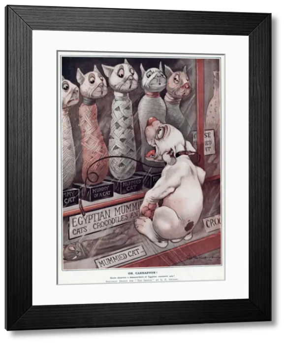 Framed Print : Oh, Carnarvon! by George Studdy Framed Print : Oh, Carnarvon! by George Studdy