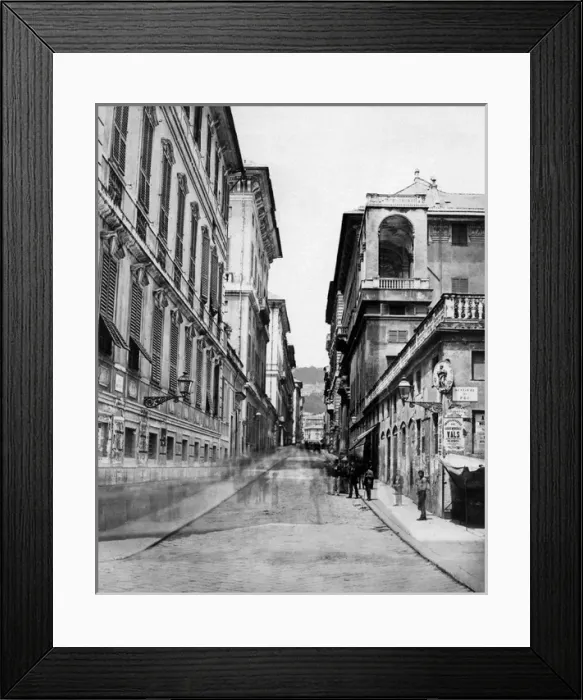 Framed Print : Via Balbi, Genoa, Italy Framed Print : Via Balbi, Genoa, Italy